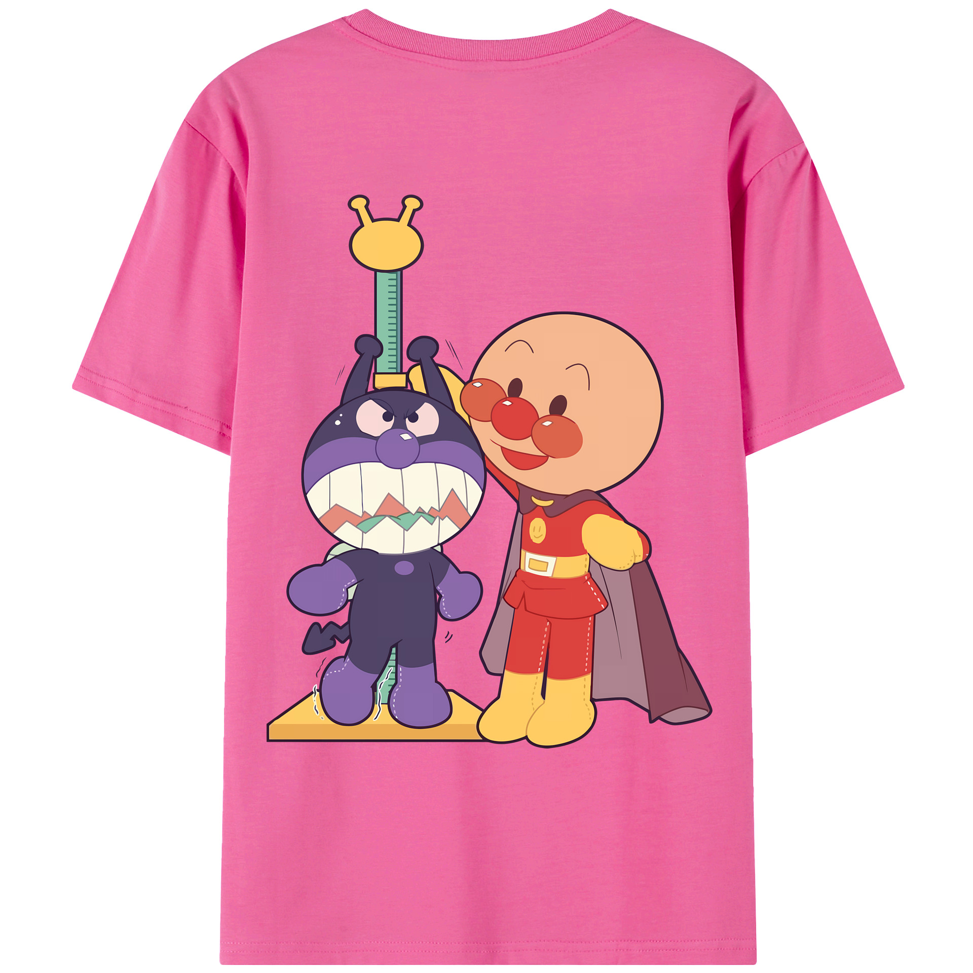 （画像用） アンパンマン Anpanman レディース半袖Tシャツ(バックプリント)